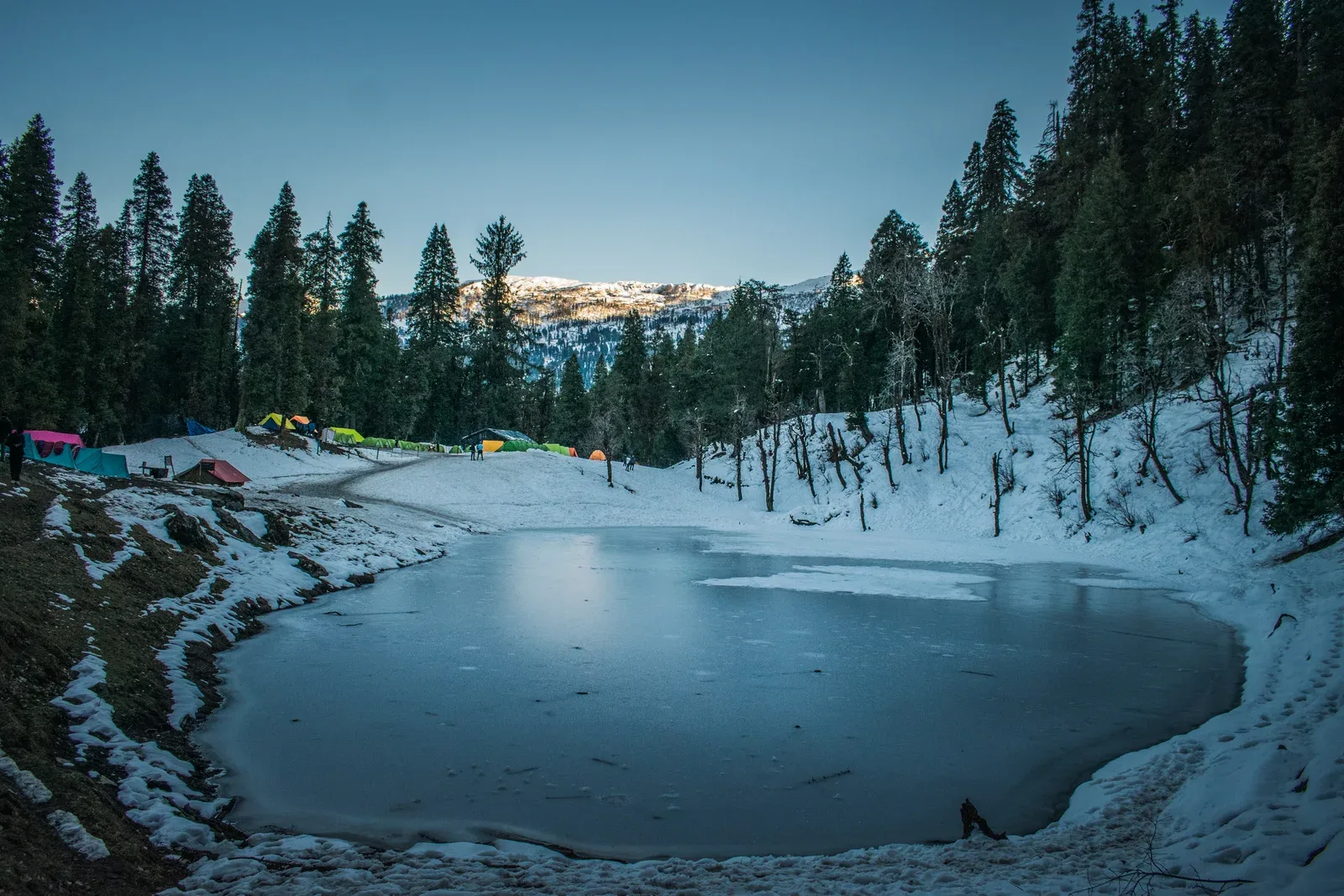 Dodital lake and Himalayan forest
